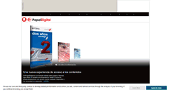 Desktop Screenshot of papeldigital.diariovasco.com