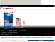Tablet Screenshot of papeldigital.diariovasco.com