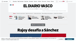 Desktop Screenshot of diariovasco.com