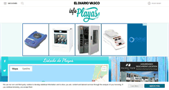 Desktop Screenshot of playas.diariovasco.com