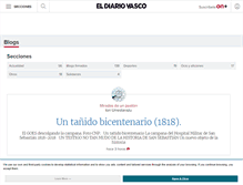 Tablet Screenshot of blogs.diariovasco.com
