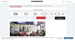 Desktop Screenshot of loteria.diariovasco.com