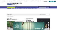 Desktop Screenshot of fotodenuncias.diariovasco.com