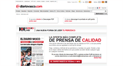 Desktop Screenshot of descargas.diariovasco.com