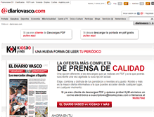 Tablet Screenshot of descargas.diariovasco.com